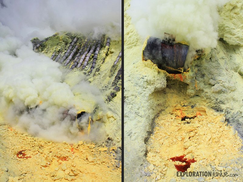 Ijen Crater sulfur