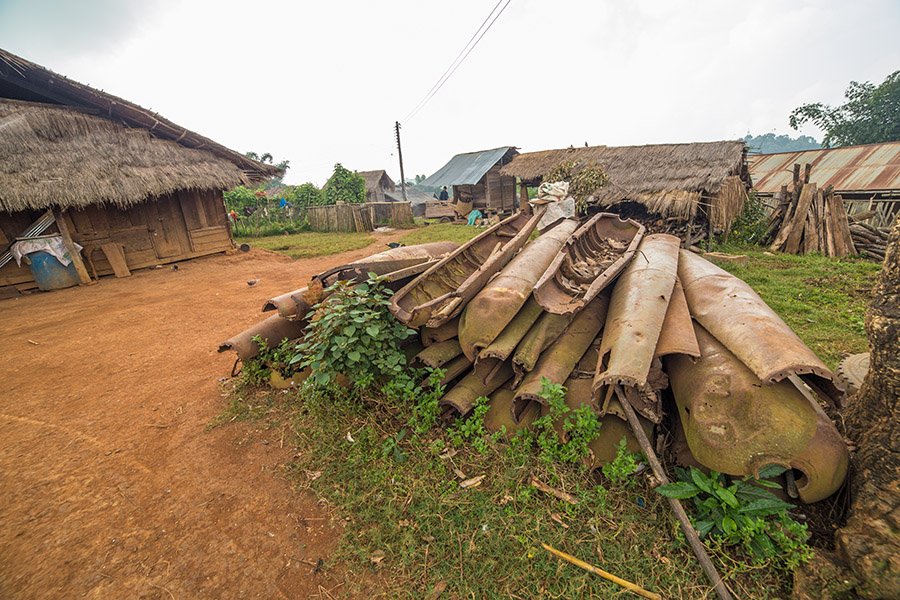 Xieng Khouang Laos - Bomb Village