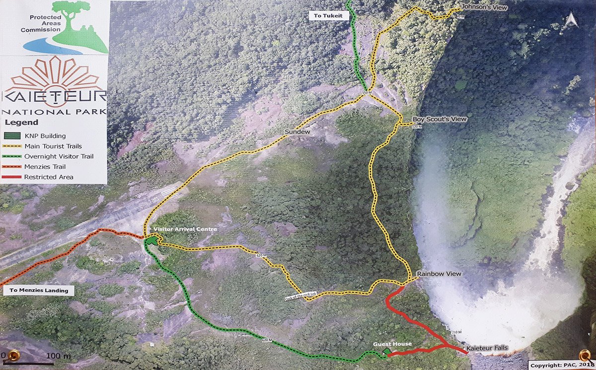 how to get to kaieteur falls