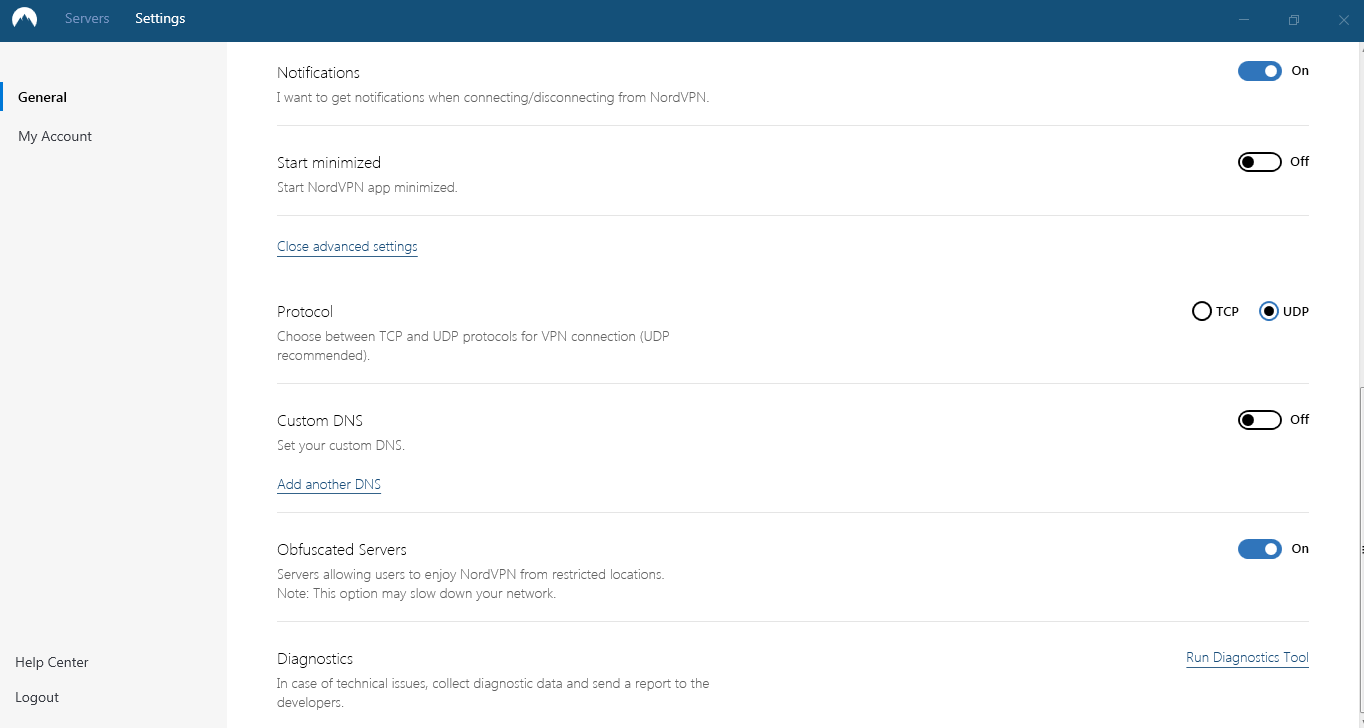 nordvpn obfuscated servers