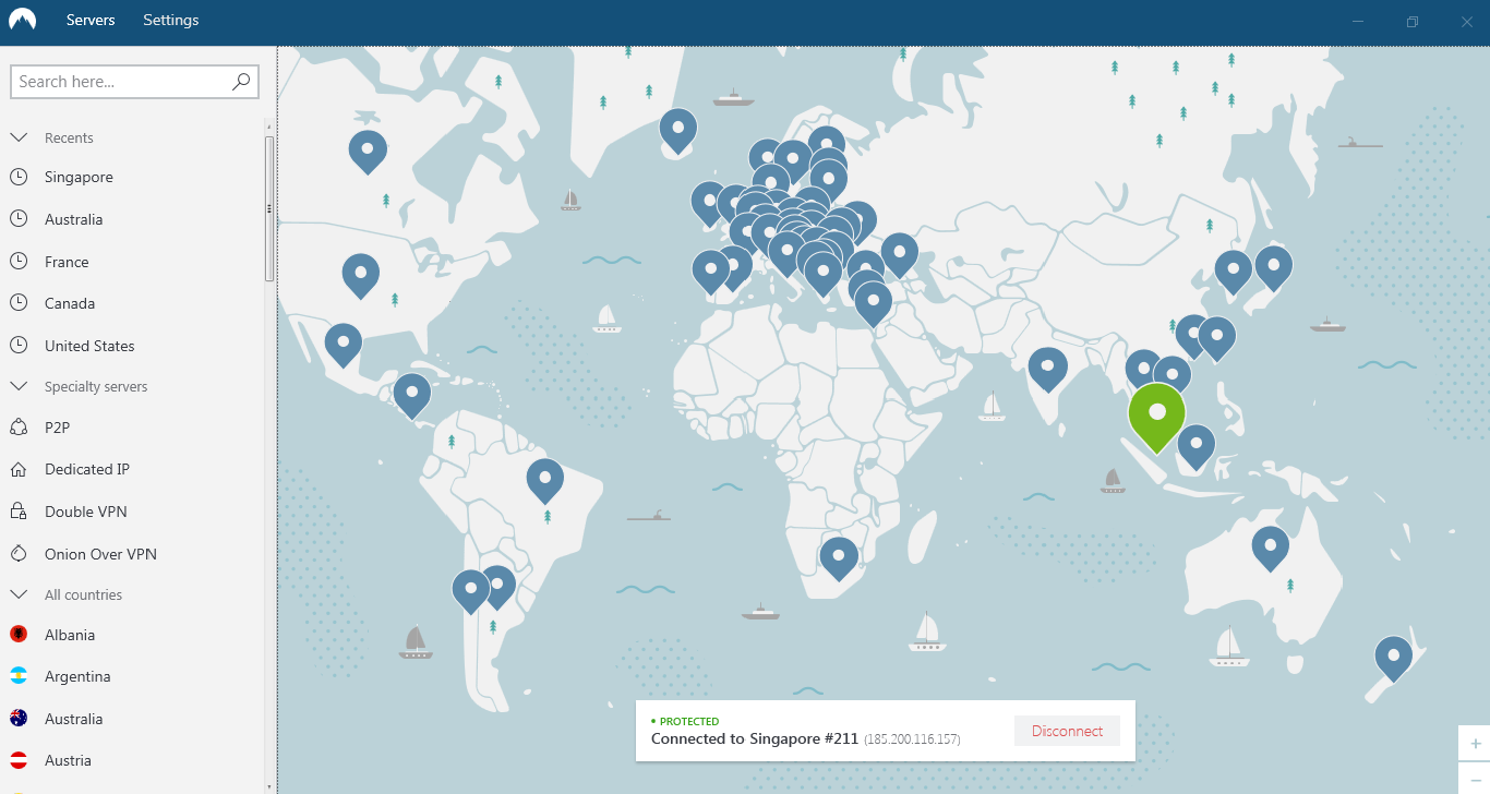 best vpn for travel - nordvpn
