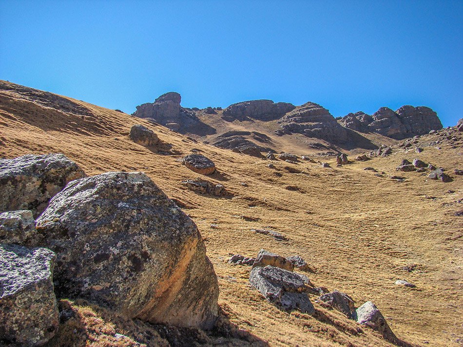 Cerro Tunari Hike way up