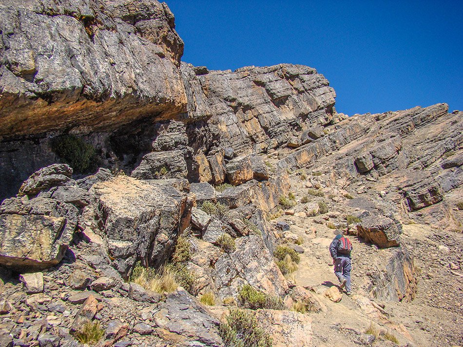 Cerro Tunari Hike way up