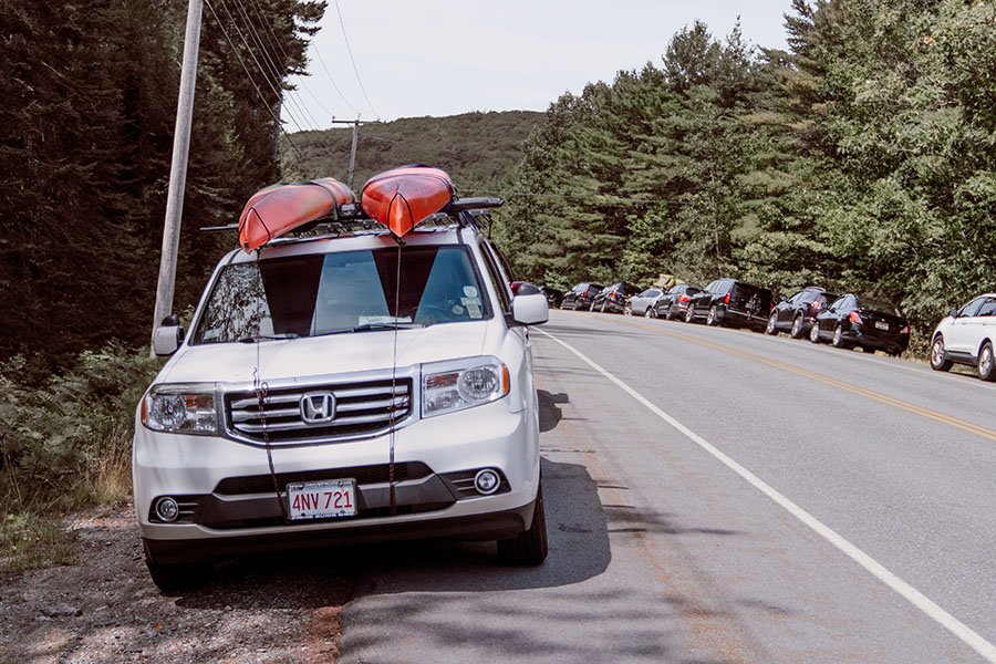 how to lock a kayak - transport