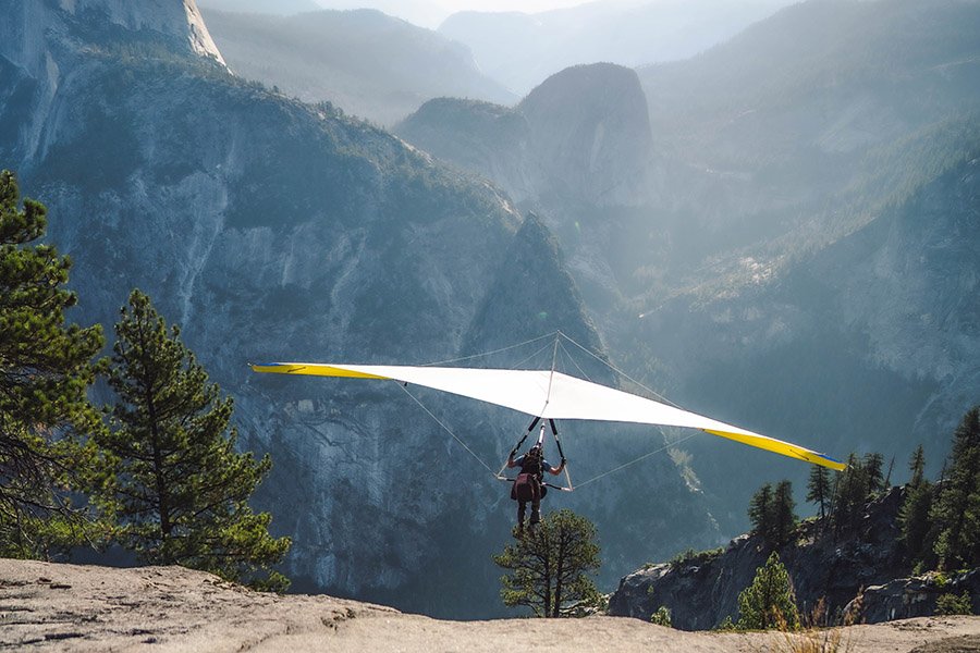 despegue de ala delta