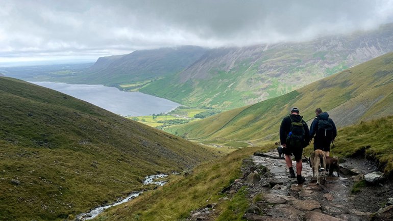 Hiking after the rain