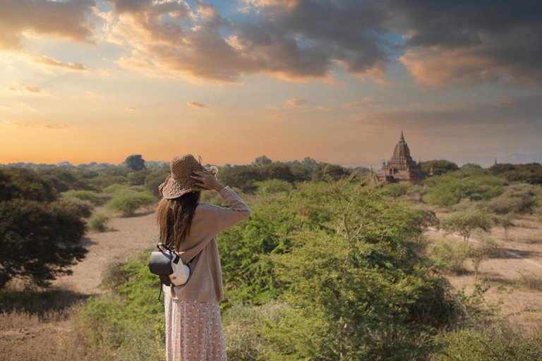 Traveler in Myanmar