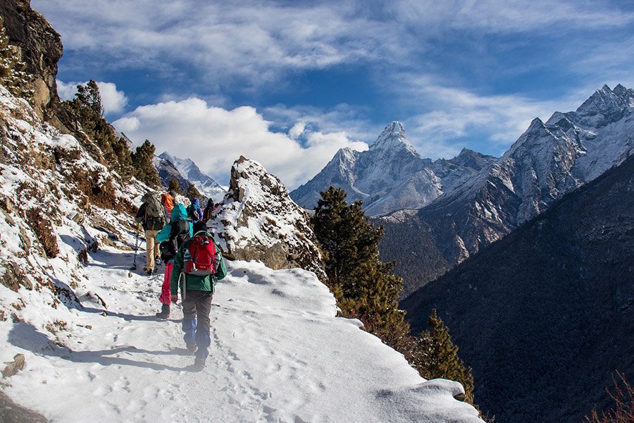 Trekking in the Himalayas