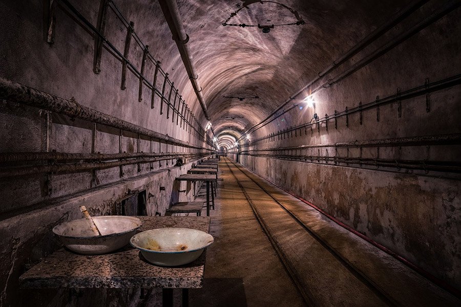 Tunnel at the Maginot Line