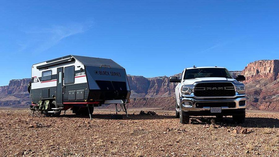 Photo of a travel trailer