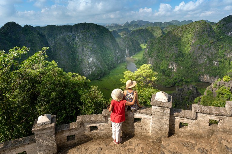 tourists in Vietnam