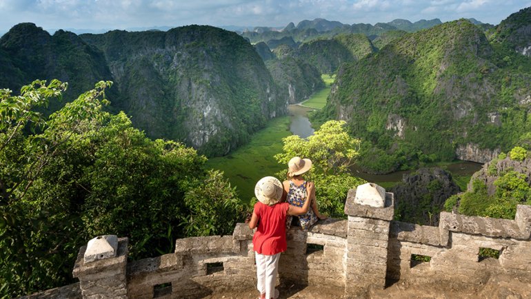 tourists in Vietnam