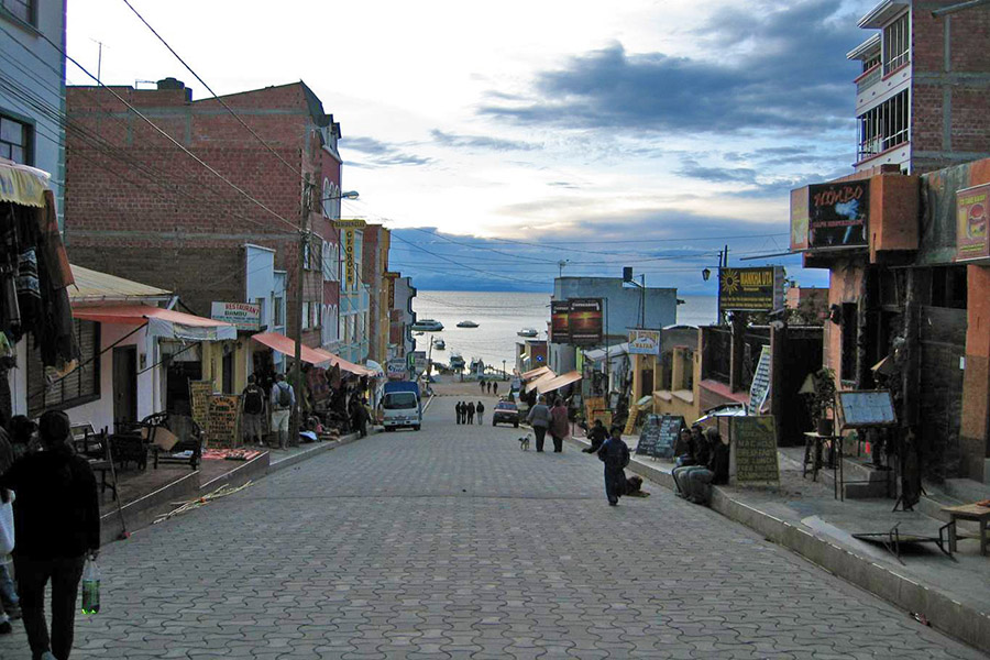 Copacabana Street to Lake Titicaca