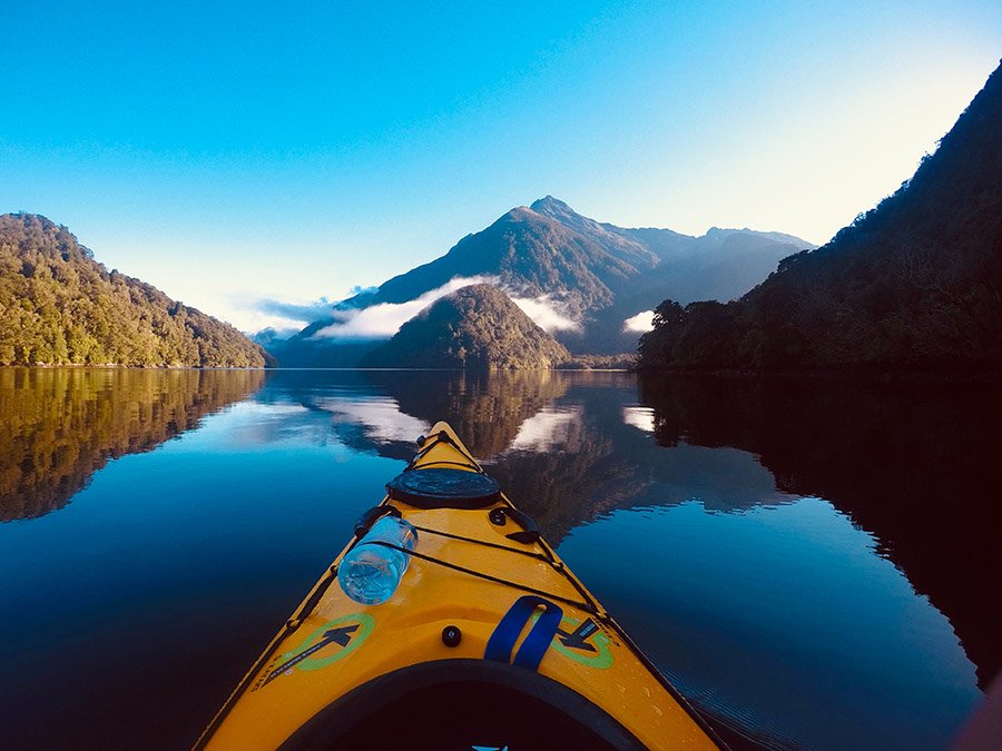Kayaking in New zealand