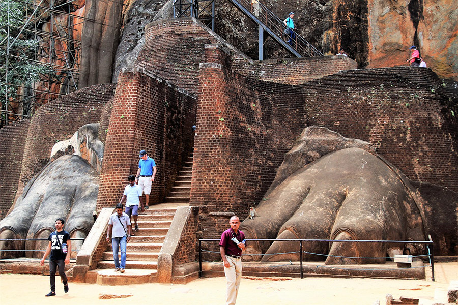 Lion Rock or Sigiriya Entrance