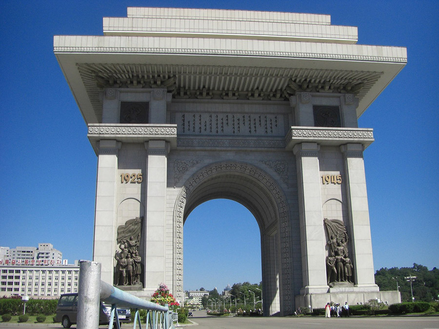 North Korea Arc de Triomphe