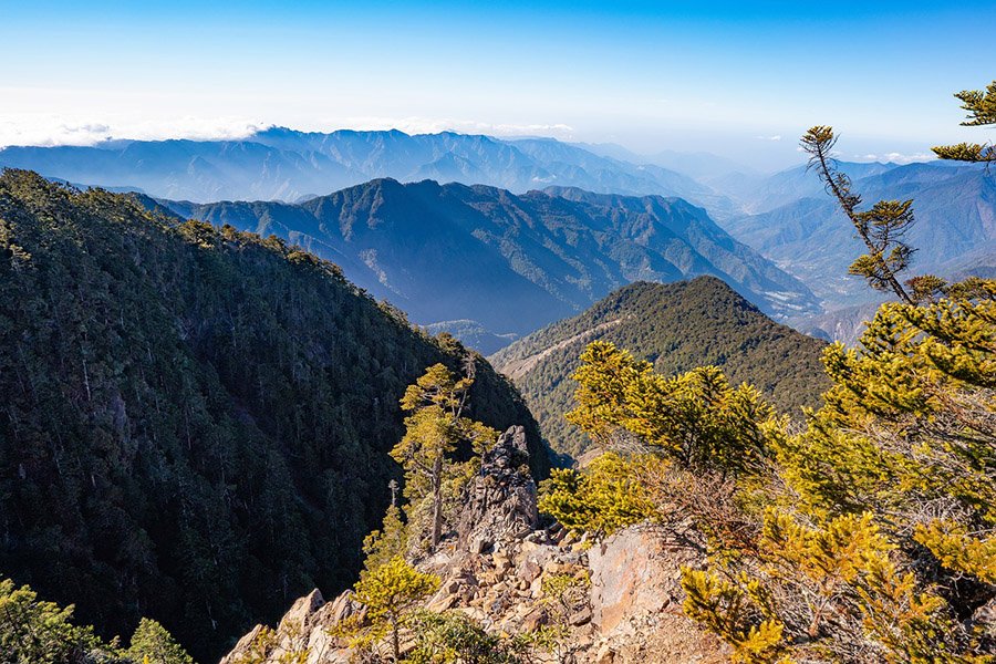 Taiwan Yushan National Park landscape