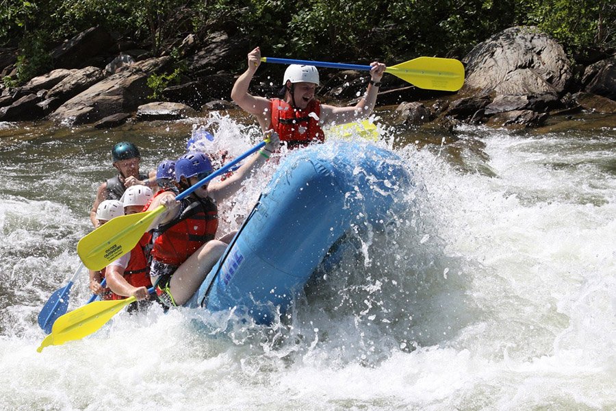 family rafting