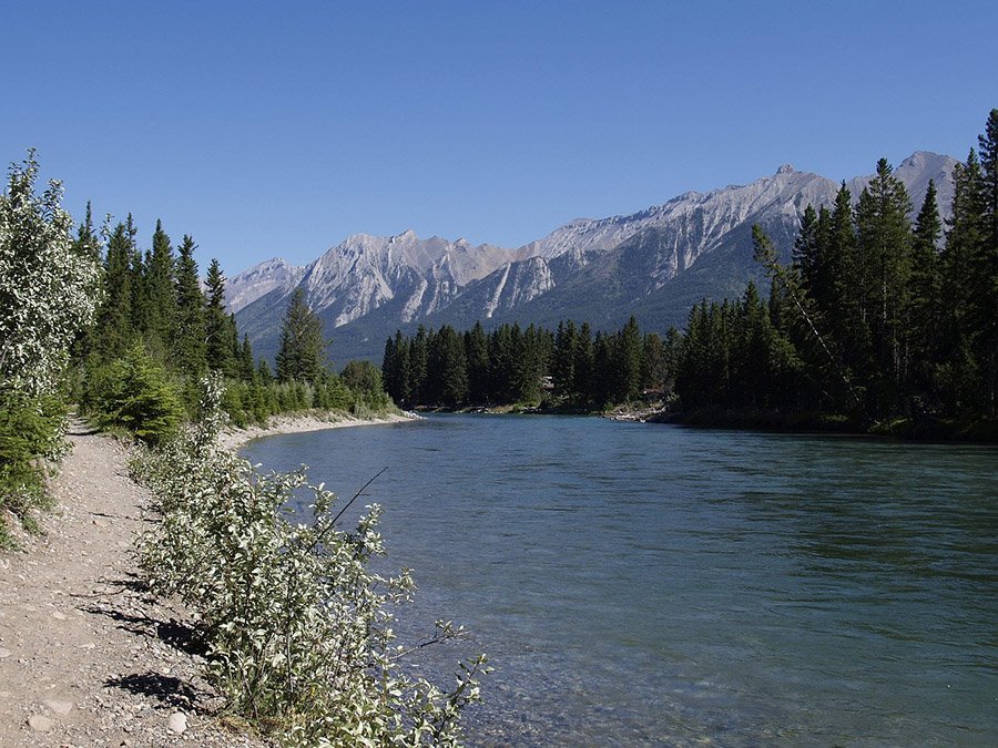 Bow River in Canmore