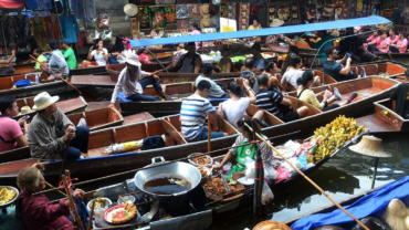 Travelers in Bangkok