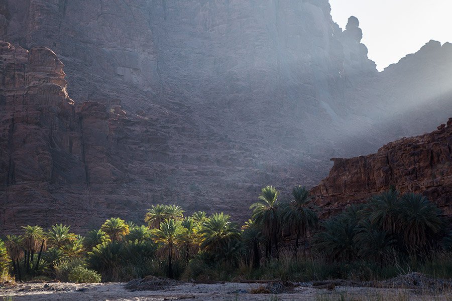 Wadi Al Disah sunrays