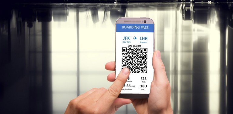 Boarding pass as PDF