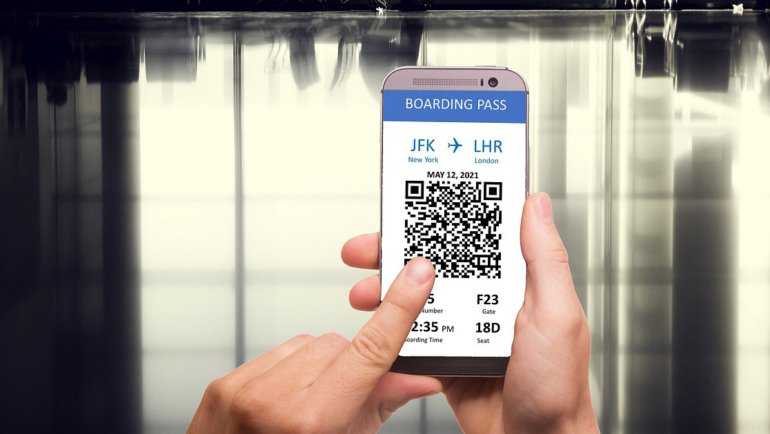 Boarding pass as PDF