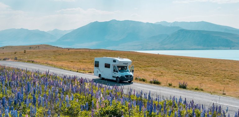 Campervan in New Zealand
