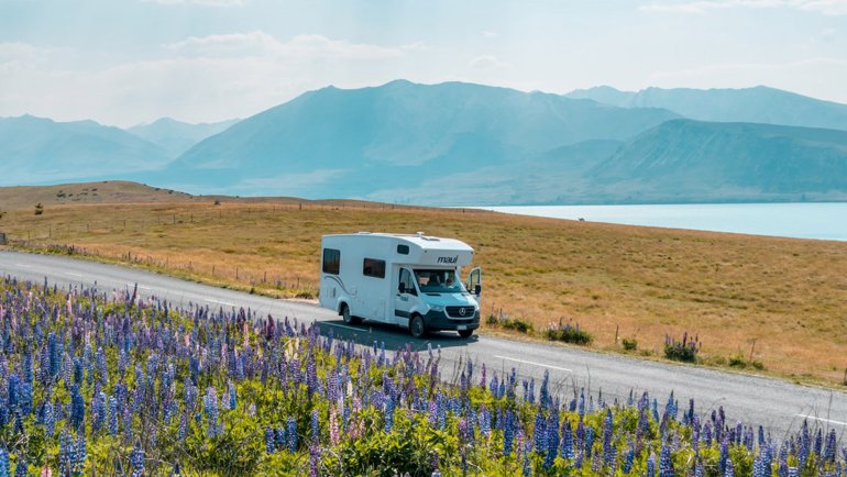 Campervan in New Zealand