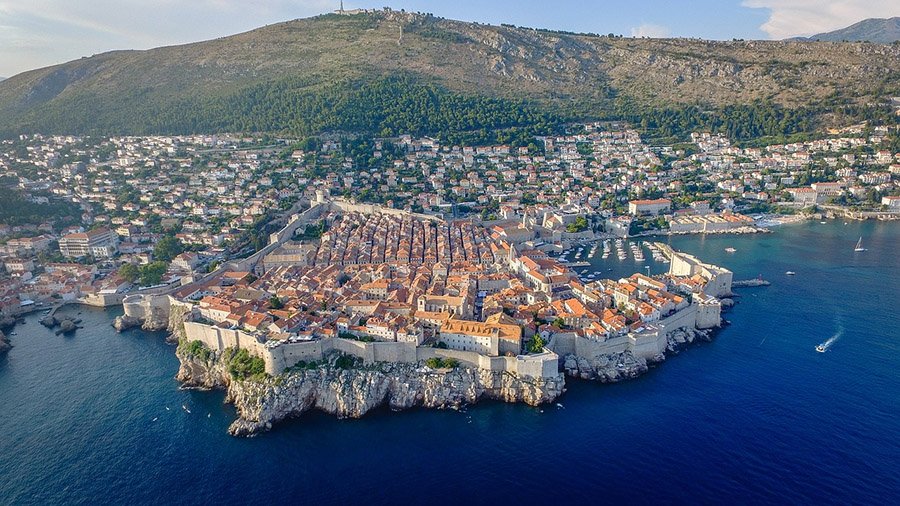 Dubrovnik aerial view