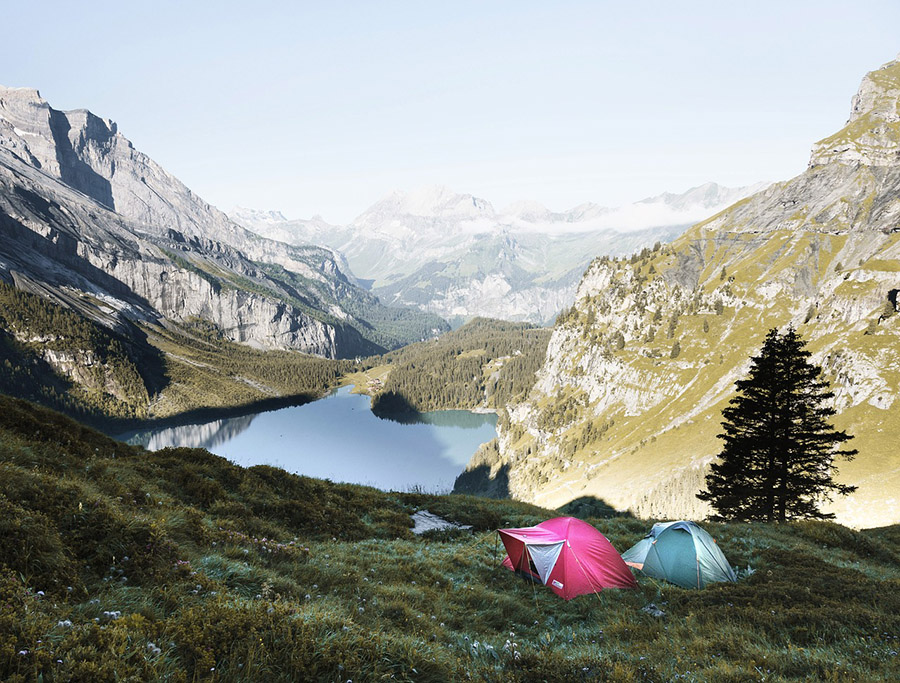 Mountain camping