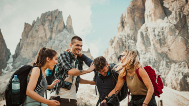 Group of friends outdoors