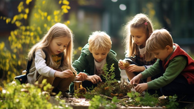 Kids in nature