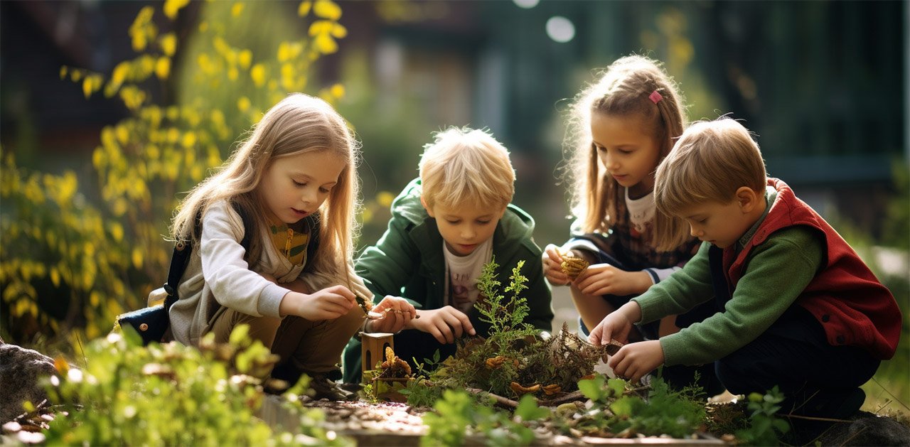 Kids in nature