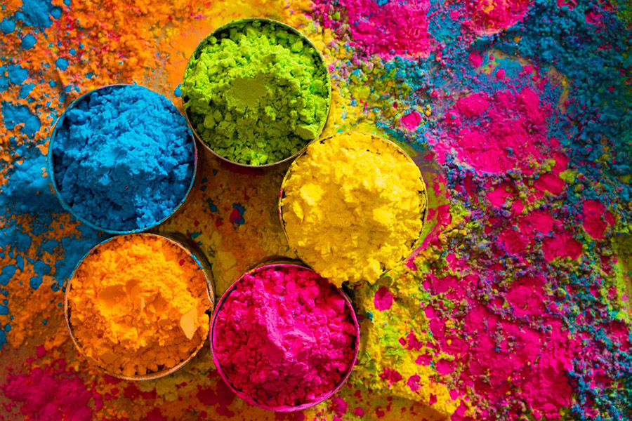 Holi powders