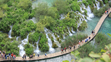 Hikers in Croatia