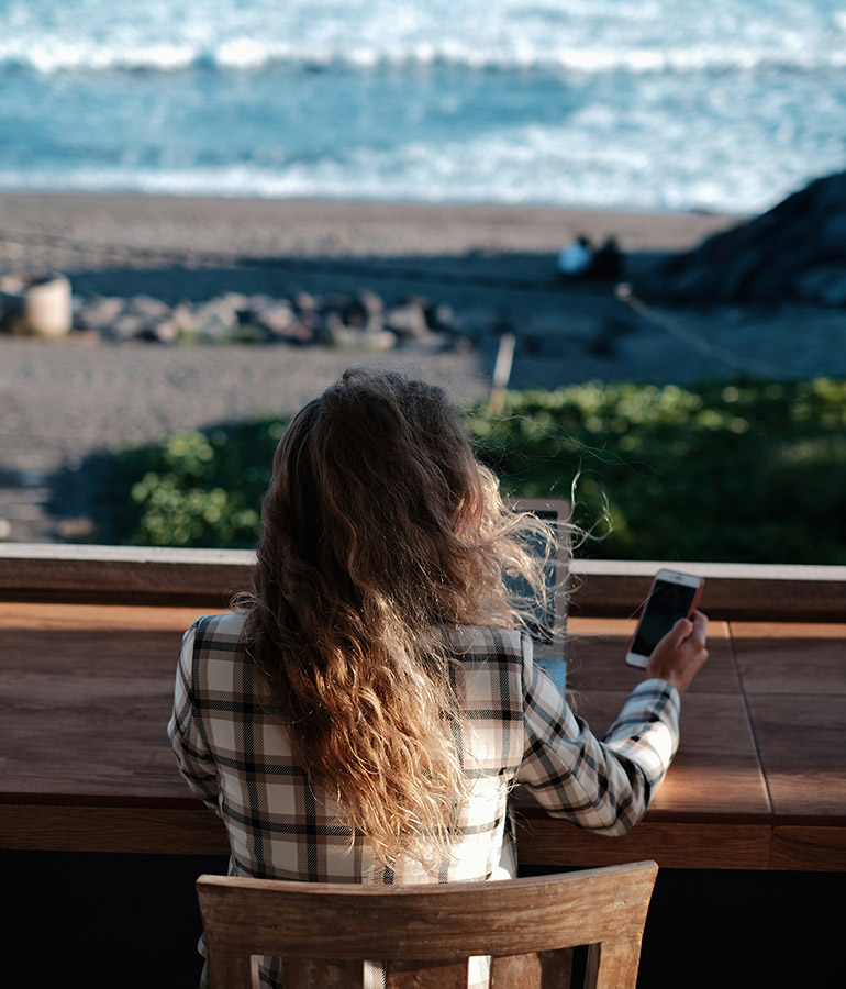 Digital nomad in Bali