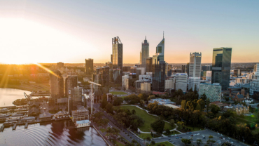 Perth at sunset