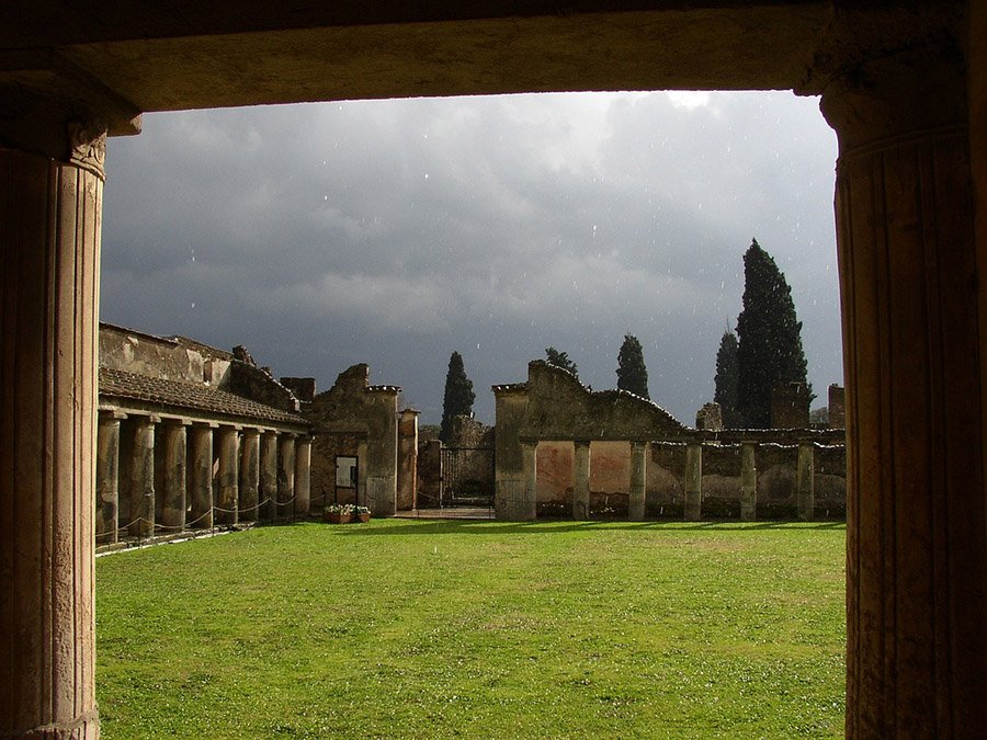 Plaza in Pompeii