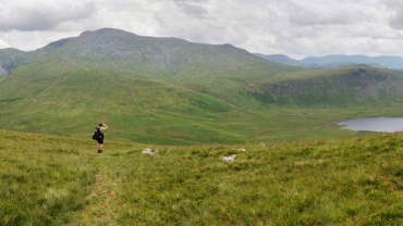 Hiker in Lake District