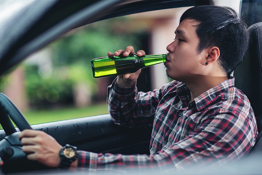 drinking while driving