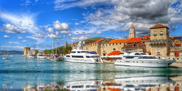 yachts in Trogir