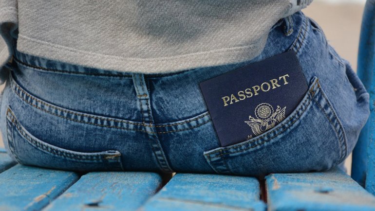 Passport in pocket