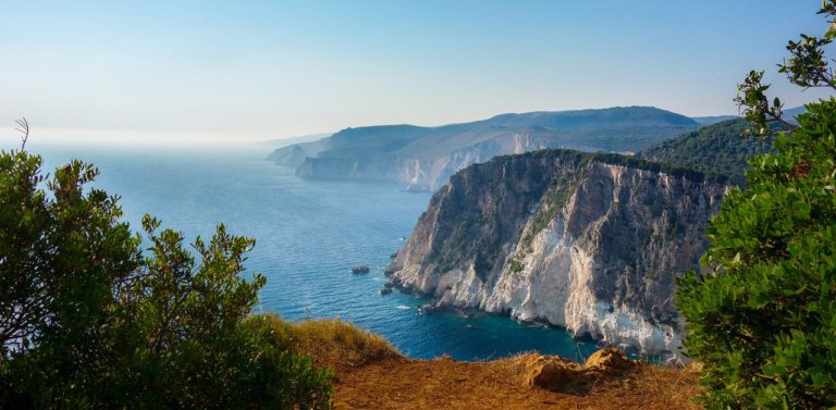 Cliffs in Greece