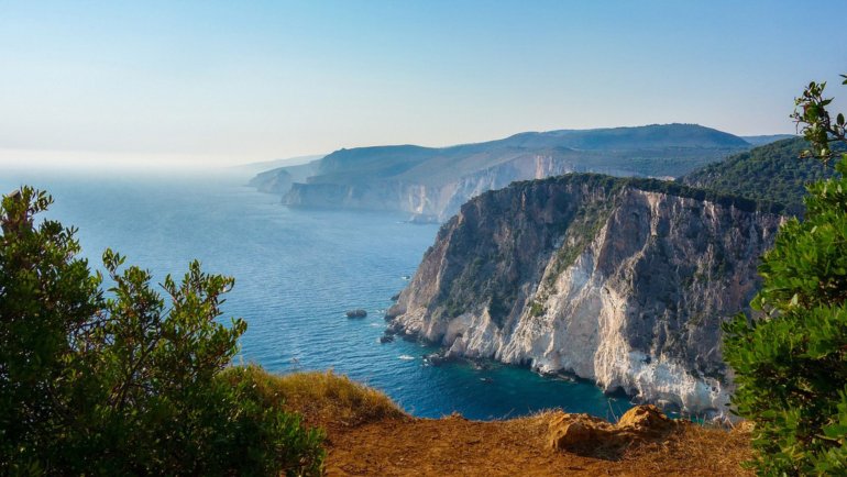 Cliffs in Greece