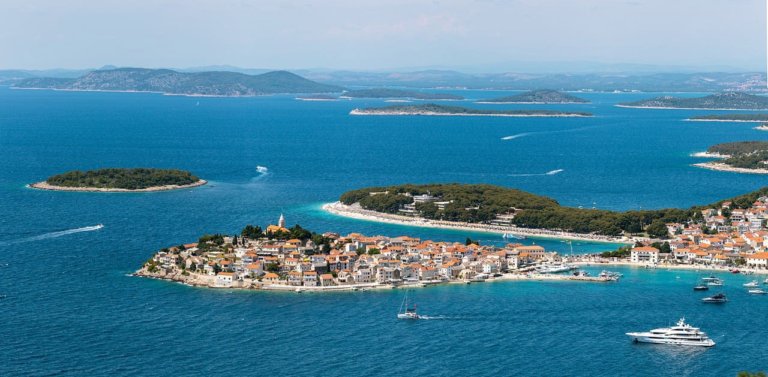 Croatia aerial view