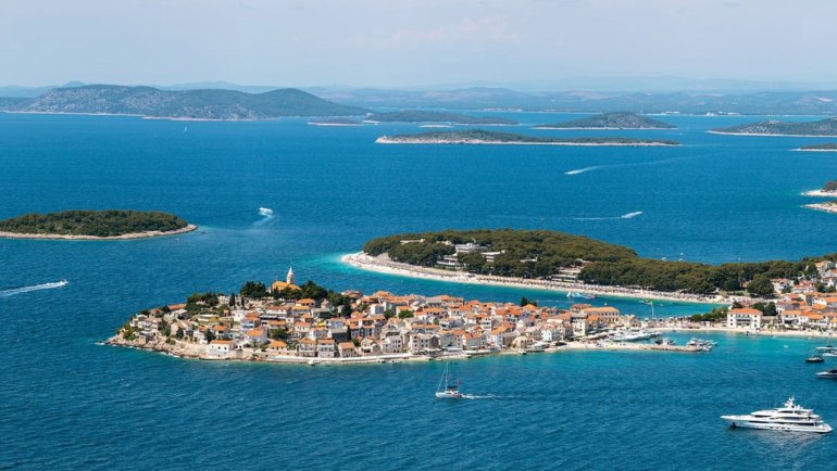Croatia aerial view