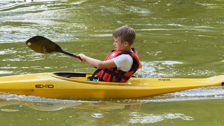 Kayaking with kids