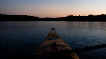 Kayaking at night