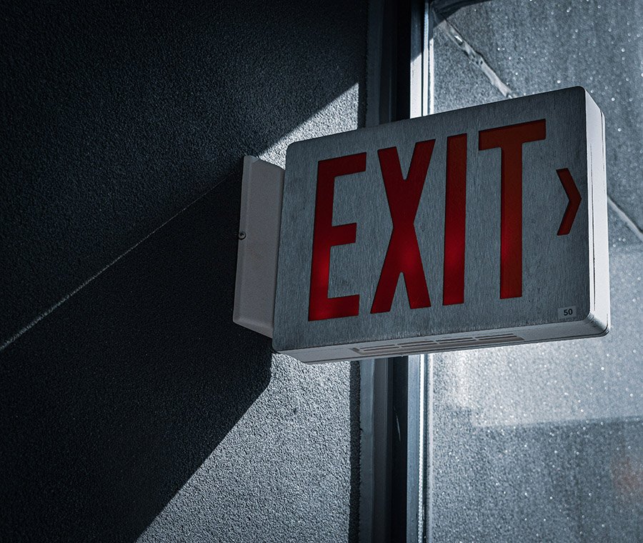 exit sign